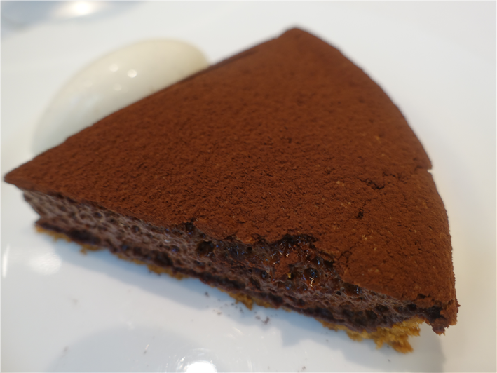 chocolate sabayon tart
